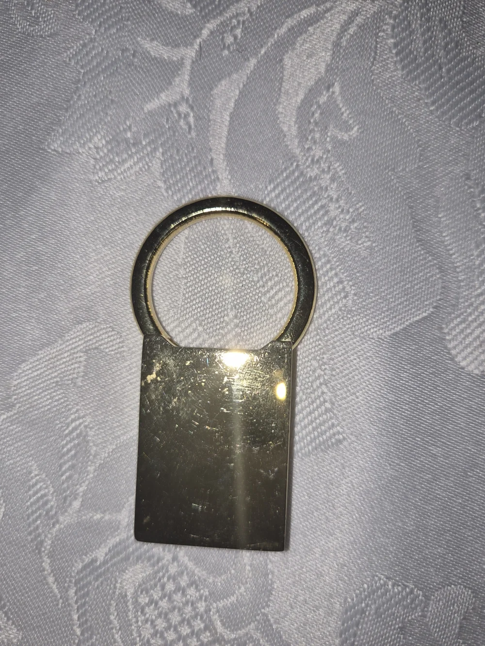 Gold Tone Collectable JAVA keychain